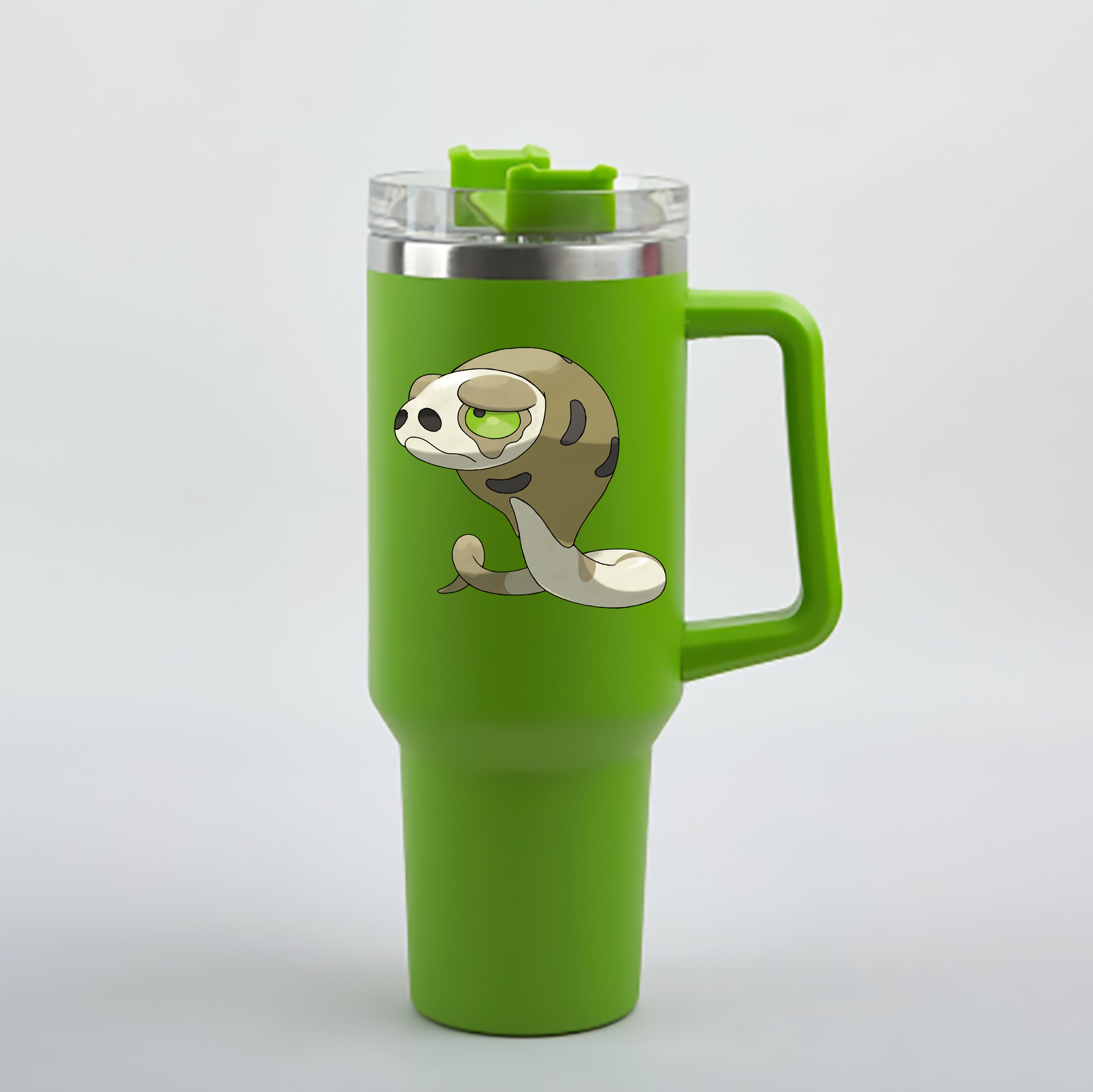 （画像用） ポケットモンスター Pokémon 1200mL車用タンブラー - クリスタルステッカー（プラスチックストロー付き）
